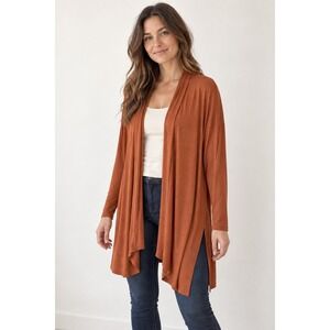 Carly Jean Los Angeles Rust Brown Kimono Cardigan XXL CJFAVKIMONO-LS